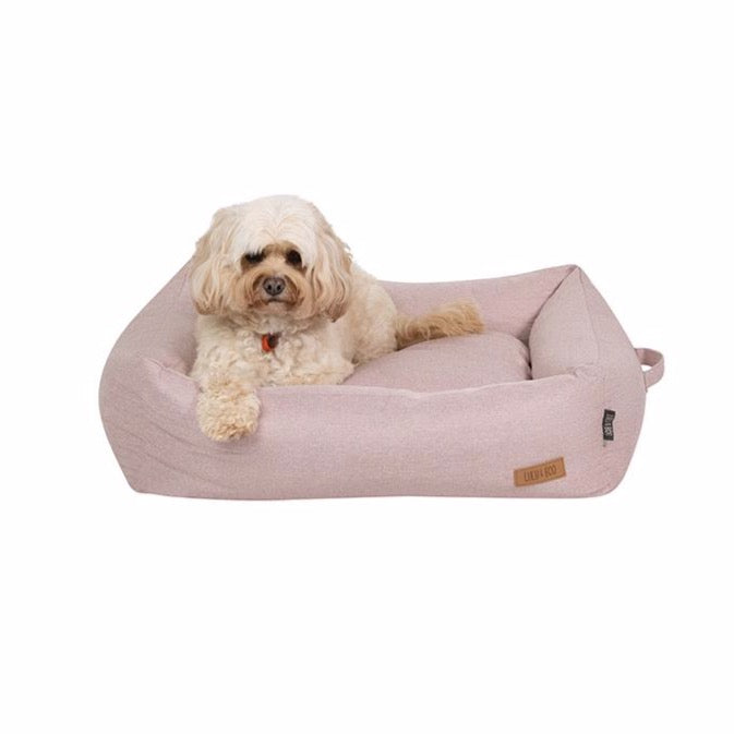 Quilted Siena Removable Parts Pink Bolster Bed