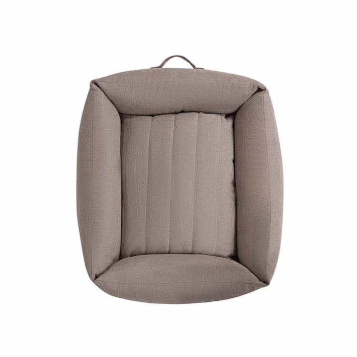 Quilted Siena Removable Parts Taupe Bolster Bed