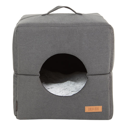 Siena Foldable Charcoal Cat Cube