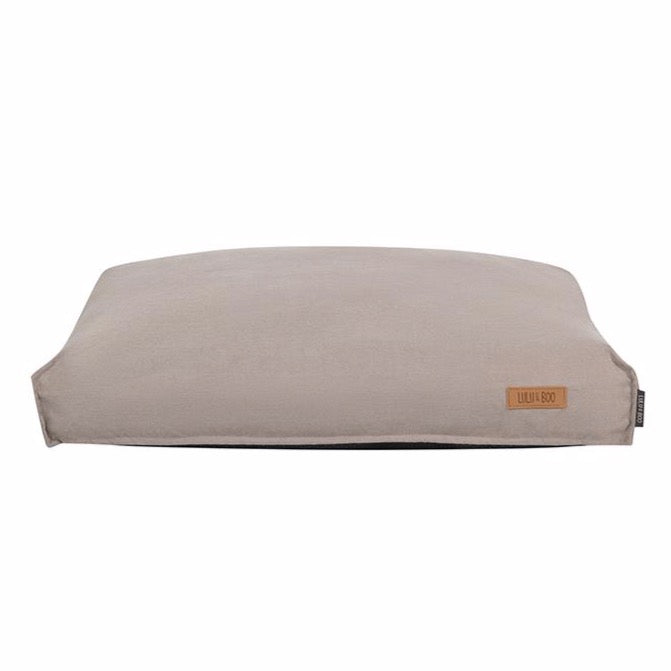 Siena Taupe Removable Cover Pillow Bed